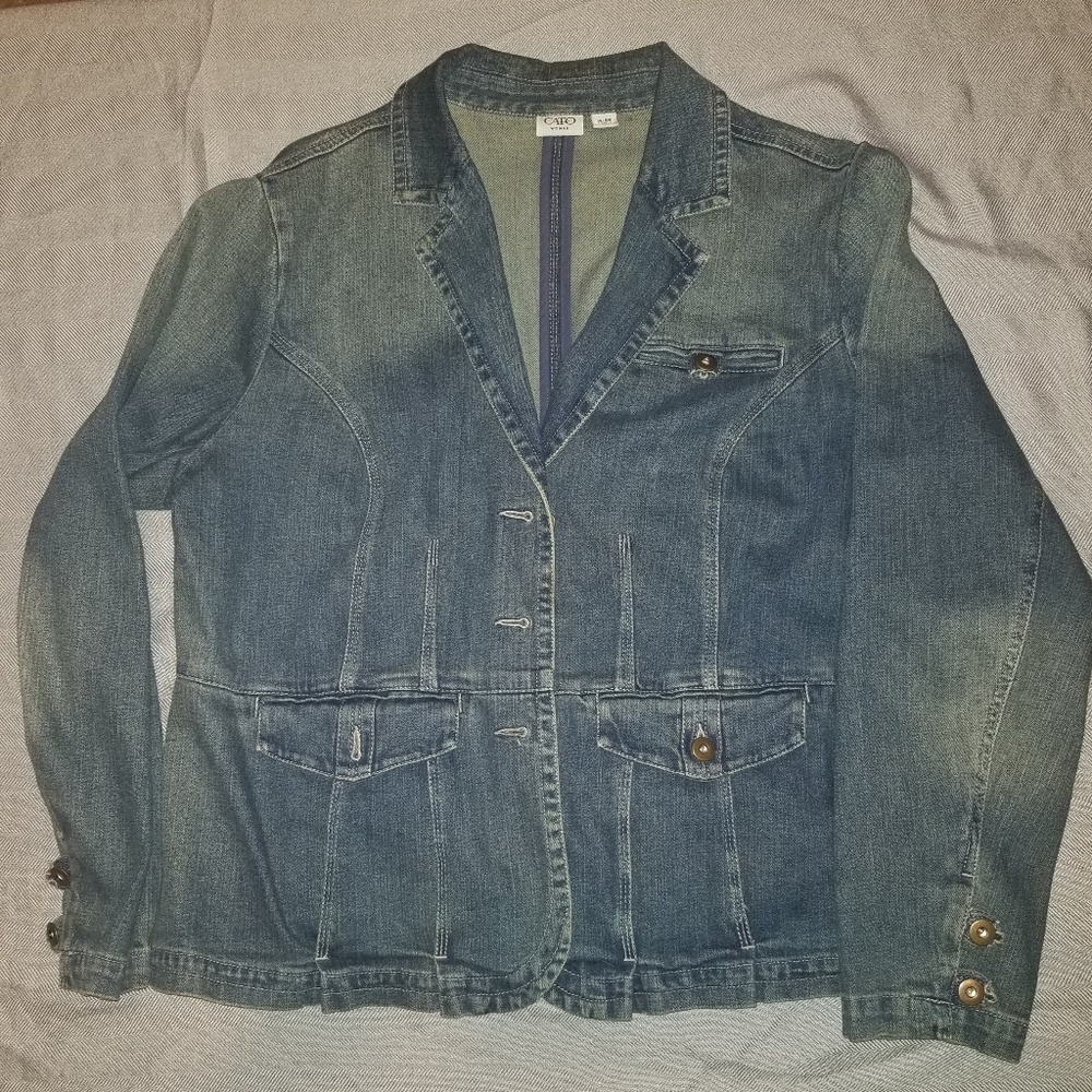 Sold Denim Blazer